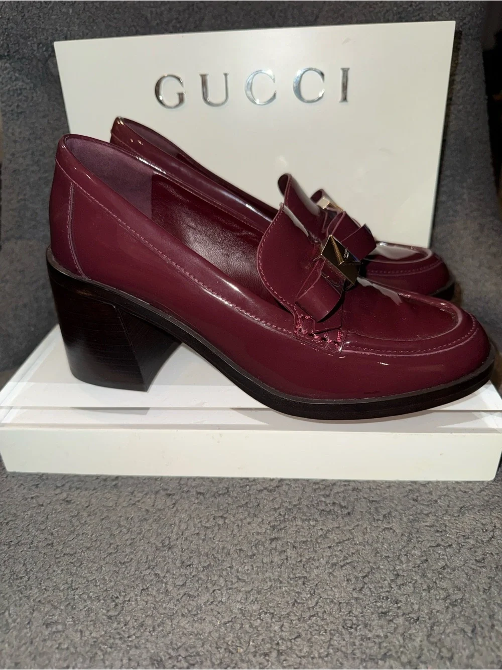 Kate Spade New York Deco Bow Heeled Loafers Size 5B